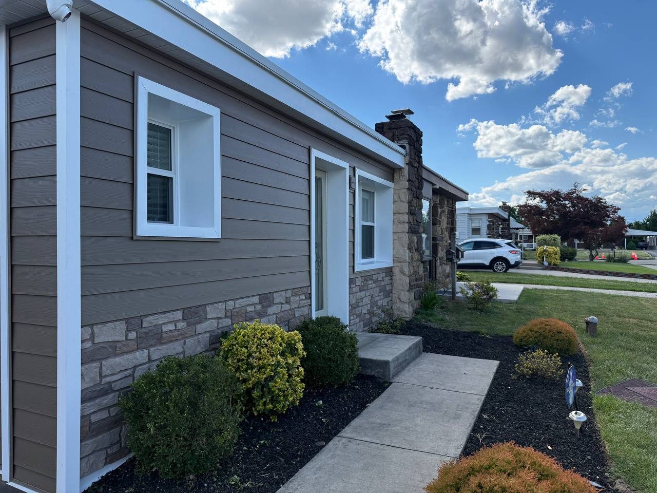After — Complete Exterior Renovation — Insulated Siding & TandoStone, Overhill Rd, Conshohocken, PA 19428