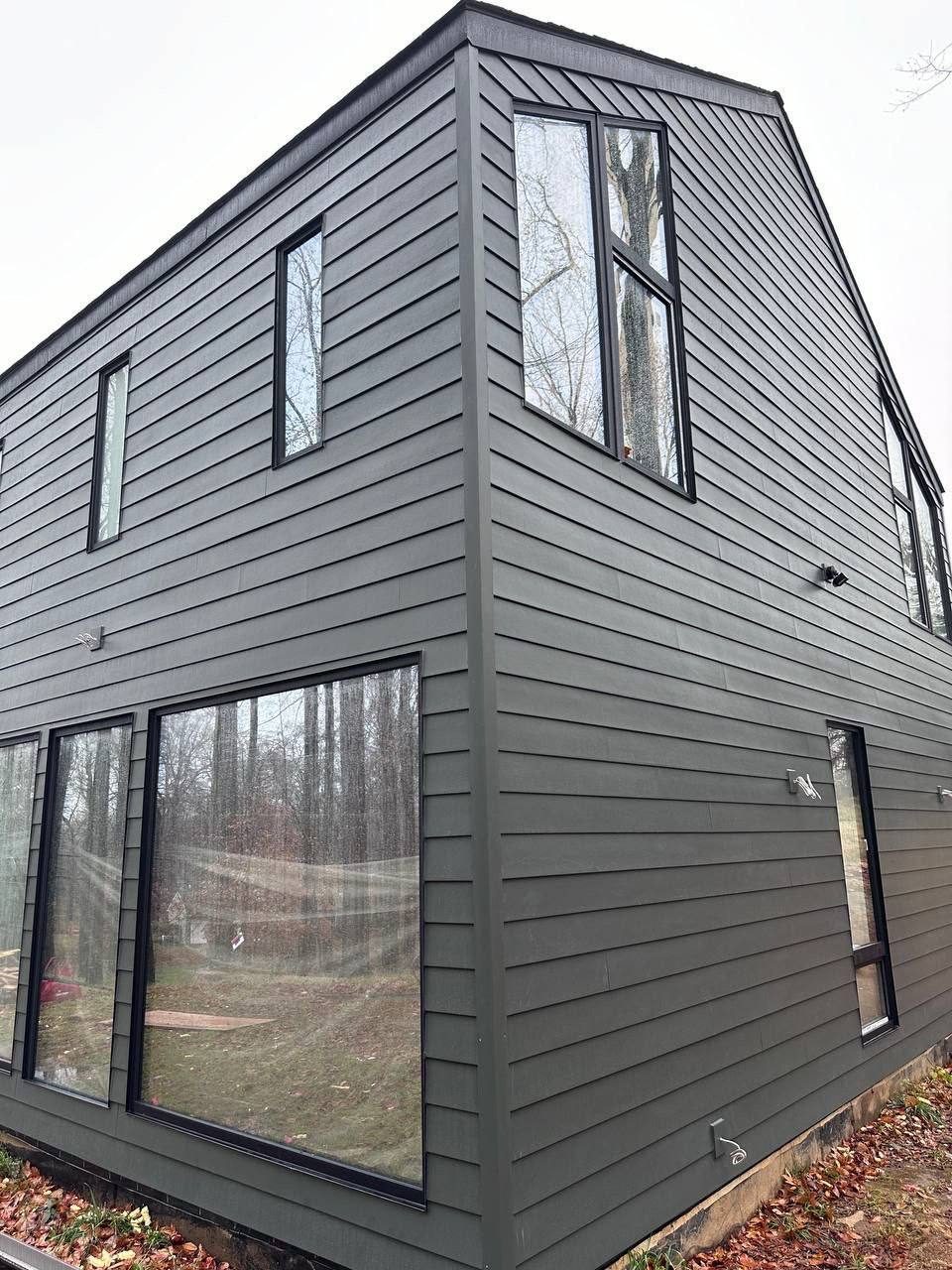 After — Complete Custom Exterior Construction — Modern James Hardie Home, June Meadow Dr, Doylestown, PA 18902