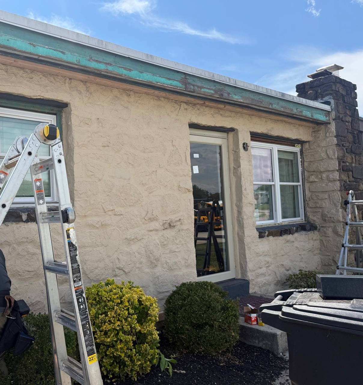 Before — Complete Exterior Renovation — Insulated Siding & TandoStone, Overhill Rd, Conshohocken, PA 19428