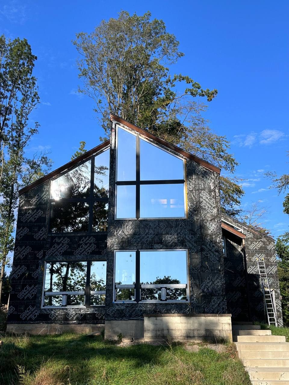 Progress — Complete Custom Exterior Construction — Modern James Hardie Home, June Meadow Dr, Doylestown, PA 18902