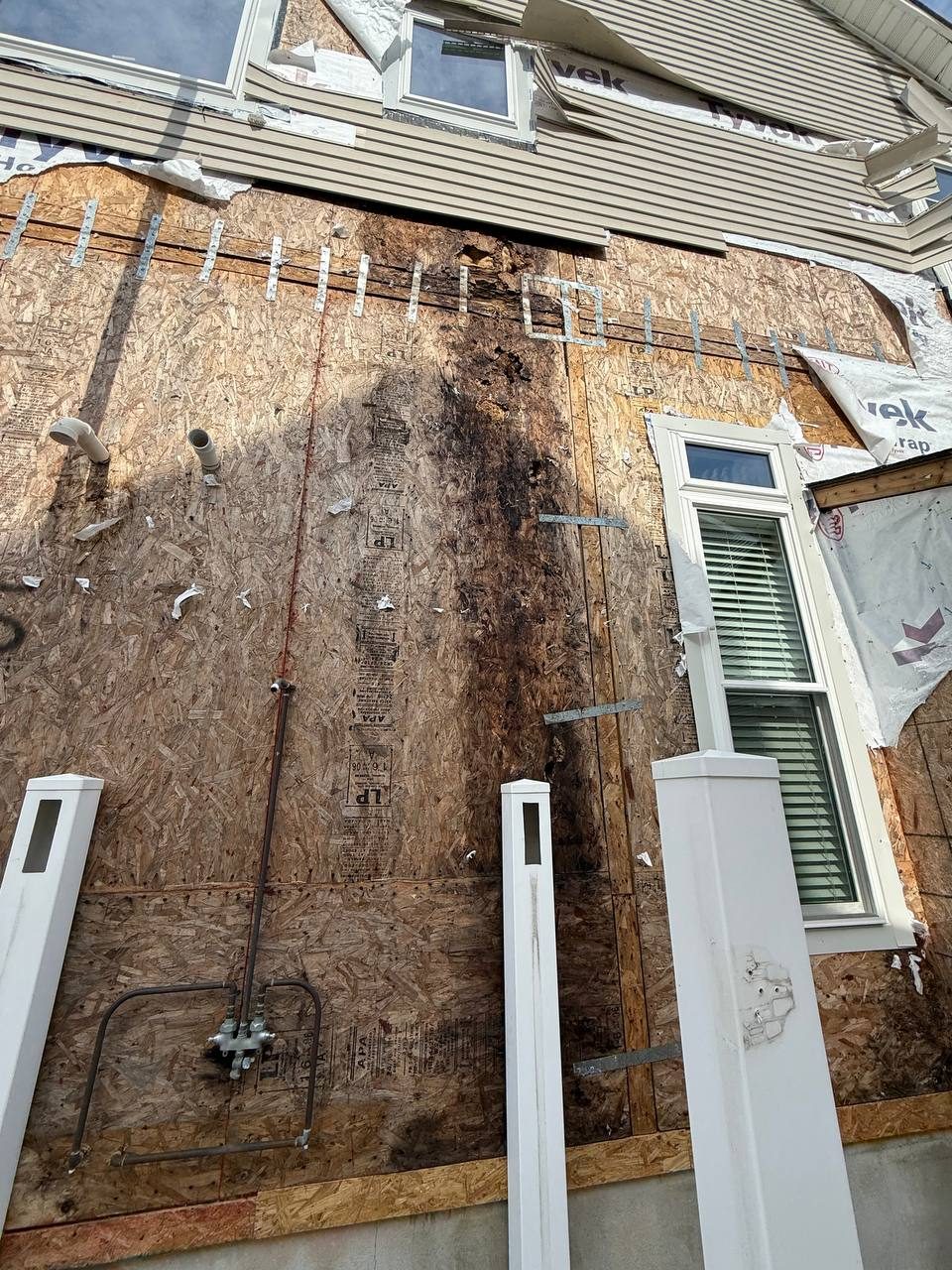 Before — Complete Exterior Restoration & Water Intrusion Remediation, Anchor Dr, Seaside Park, NJ