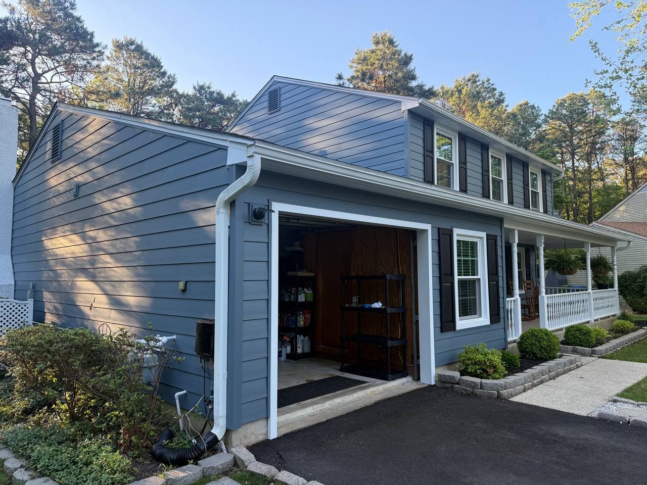 After — Water Intrusion Restoration & Full Exterior Rebuild — Alside Siding, New Jersey (address on request)