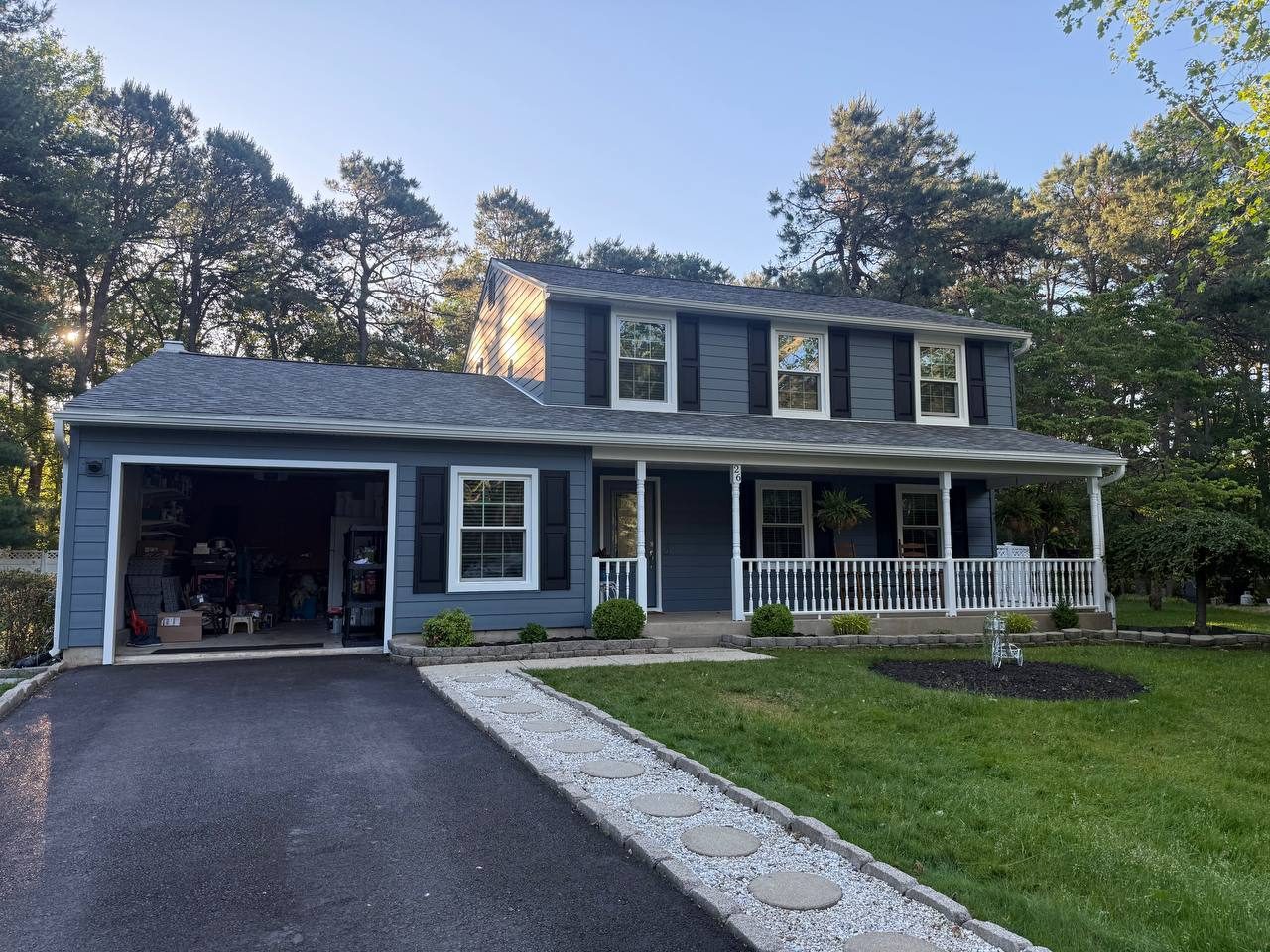 Finished exterior — Water Intrusion Restoration & Full Exterior Rebuild — Alside Siding, New Jersey (address on request)