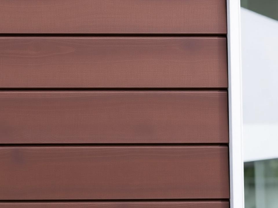 Thermally Modified Wood exterior cladding detail